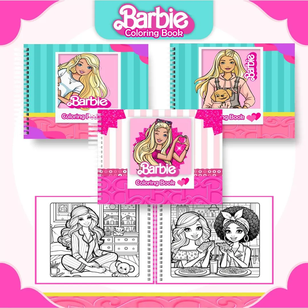 Livro de Colorir Barbie - Arquivo digital - PDF